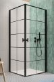 Radaway Nes Black Kdd I Factory kabina 80x80cm industrialny, loft