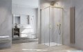 Radaway Idea 8 Kdd Brushed Gold kabina 100x100cm szczotkowane złoto 10370100-99-01L/10370100-99-01R
