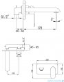 Omnires Sacramento bateria podtynkowa chrom/biały SC2315CRB
