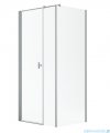 Radaway Nes Kds I Brushed Nickel kabina 120x80cm lewa szczotkowany nikiel 10023120-91-01L/10043080-91-01