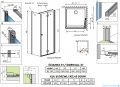 Radaway Essenza Kdj B kabina 90x110cm prawa szkło przejrzyste 1385082-01-01R/1384053-01-01