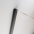 Radaway Furo Kdj Brushed GunMetal kabina 110x120cm lewa szczotkowany grafit 10104572-92-01L/10110530-01-01/10113120-01-01
