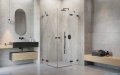 Radaway Essenza Pro Brushed GunMetal Kdd kabina 100x90cm szczotkowany grafit 10096100-92-01L/10096090-92-01R