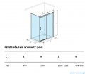 Excellent Rols kabina prostokątna 120x80 cm przejrzysta CZARNY MAT KAEX.2616.K.1200.0800.BL 