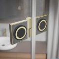 Radaway Essenza Pro Brushed Gold Kdd kabina 100x100cm szczotkowane złoto 10096100-99-01L/10096100-99-01R