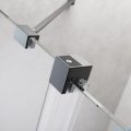 Radaway Furo Brushed GunMetal PND II parawan nawannowy 120cm prawy szczotkowany grafit 10109638-92-01R/10112594-01-01