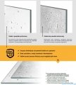 New Trendy Eventa Black Chrome kabina prysznicowa prostokątna 80x70x200 cm lewa przejrzyste czarny połysk EXK-6145