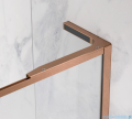 Radaway Modo F SL Brushed Copper II kabina Walk-in 115x201,6cm prawa Szczotkowana Miedź szkło przejrzyste 10419115-93-01R