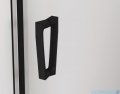 SanSwiss Cadura Black Line drzwi przesuwne 70cm jednoskrzydłowe prawe z polem stałym profile czarny mat CAE2D0700607