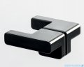 New Trendy Eventa Black Chrome drzwi wnękowe pojedyncze 120x200 cm przejrzyste prawe czarny połysk EXK-6136
