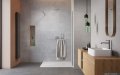 Radaway Modo New II Brushed Nickel z wieszakiem kabina Walk-in 150x200 szczotkowany nikiel 389154-91-01W