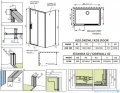 Radaway Idea Kds kabina prysznicowa 100x90 lewa przejrzyste 10115100-01-01L/10117090-01-01