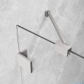 Radaway Essenza Pro Brushed Nickel Kdj+S kabina 80x100x80cm prawa szczotkowany nikiel 10097310-91-01R/10098080-01-01/10098080-01-01