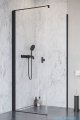 Radaway Nes 8 Black Kdj I kabina 100x70cm lewa czarny mat/szkło przejrzyste 10072100-54-01L/10089070-01-01