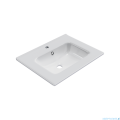 Excellent Tuto 2.0 szafka wisząca z umywalką PIK 60x50x46,5 cm front gładki niski czarny MLEX.2172.K.60.0165.BKBK