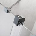 Radaway Furo Brushed GunMetal KDD kabina 80x100cm  szczotkowany grafit 10105080-92-01L/10105100-92-01R