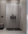 Radaway Furo kabina Walk-in 100x200cm prawa szkło przejrzyste 10106538-01-01R/10110494-01-01