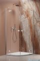 Radaway Fuenta Pdd kabina 80x90cm chrom połysk szkło przejrzyste 1384002-01-01L/1384001-01-01R