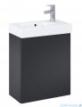 Roca Mini-N Zestaw łazienkowy Unik 45x25x57 cm cm CZARNY MAT A852445532