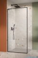 Radaway Modo F SL Black II kabina Walk-in 75x201,6cm lewa Czarna szkło przejrzyste 10419075-54-01L