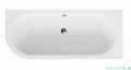 Besco Avita 180x80cm wanna asymetryczna prawa + obudowa + syfon #WAV-180-NP/OAV-180-NS/19975