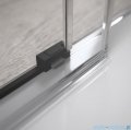 Radaway Idea Black Kdd kabina 120x80cm czarny mat/szkło przejrzyste 387064-54-01L/387061-54-01R