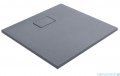 Oltens Bergytan brodzik kwadratowy 80x80 cm RockSurface szary beton 17100700