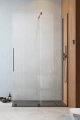 Radaway Furo Brushed GunMetal kabina Walk-in 80x200cm prawa szczotkowany grafit 10106438-92-01R/10110394-01-01