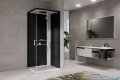 Novellini Glax 2 2.0 kabina z hydromasażem 90x90 prawa biała G22GF99DM1-1UH