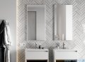 Excellent Kuadro lustro wiszące w ramie biały mat 100x50 cm DOEX.KU100.050.WH