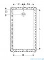 Geberit brodzik Olona 160x100cm z włókniną uszczelniającą biały 550.925.00.1