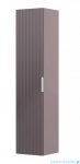 Oristo Etna szafka boczna wysoka Ryflowana 35x160x32cm Mokka Mat OR52-SB1D-35-21R