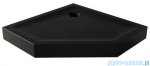 New Trendy Mild Stone brodzik akrylowy pięciokątny 80x80x11,5 cm czarny B-0560
