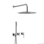 KFA MOZA CHROM zestaw prysznicowy podtynkowy z baterią 3-otworową 2-funkcyjną 5039-511-00