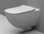 Vitalle PALO miska WC wisząca bezkołnierzowa z ukrytymi mocowaniami z deską wolnoopadającą łatwowypinalna A34H137000