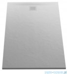 New Trendy Mori brodzik prostokątny z konglomeratu 100x90x3 cm szary B-0397