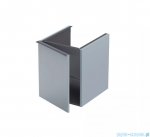 Oristo Etna szafka niska lewa 40x50x45cm Szaroniebieski Mat OR52-SN1D-40-16-L