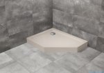 Radaway Doros PT E Compact Stone brodzik pięciokątny 90x80 lewy kaszmirowy SDRPTP9080-05-84SL