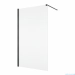 Ronal ANNEA ANT1 Gunmetal Szczotkowany Ścianka wolnostojąca Walk-in 75x200 cm z profilem przyściennym grafit szczotkowany ANT107502607