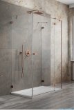 Radaway Essenza Pro Brushed Copper Kdj+S kabina 70x100x70cm prawa szczotkowana miedź 10097310-93-01R/10098070-01-01/10098070-01-01