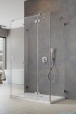 Radaway Essenza Pro Brushed Nickel Kdj+S kabina 90x110x90cm prawa szczotkowany nikiel 10097311-91-01R/10098090-01-01/10098090-01-01