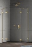 New Trendy Eventa Gold Shine kabina prysznicowa prostokątna 110x100x200 cm lewa przejrzyste Złoty połysk EXK-4786