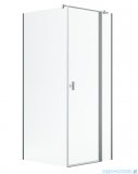 Radaway Nes Kdj II Brushed Nickel kabina 80x80cm prawa szczotkowany nikiel 10032080-91-01R/10039080-01-01