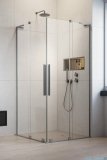 Radaway Furo SL Brushed Nickel KDD kabina 120x80cm szczotkowany nikiel 10305120-91-01L/10305080-91-01R
