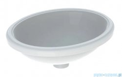 Geberit VariForm Umywalka owalna bez przelewu 49,5x42cm KeraTect 500.750.00.2