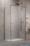 Radaway Essenza 8 Brushed Copper Kdj kabina 110x70cm prawa szczotkowana miedź 10480712-01-01R/10470337-93-01R/10113070-01-01