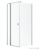 Radaway Nes Kdj II Brushed Nickel kabina 100x80cm lewa szczotkowany nikiel 10032100-91-01L/10039080-01-01