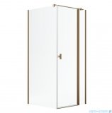 Radaway Nes Kdj II Brushed Copper kabina 110x100cm prawa szczotkowana miedź 10032110-93-01R/10039100-01-01