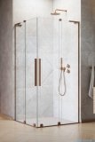 Radaway Furo SL Brushed Copper KDD kabina 100x120cm szczotkowana miedź 10305100-93-01L/10305120-93-01R