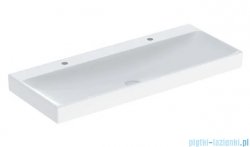 Geberit One Umywalka prostokątna z dwoma otworami na baterie 120x48cm KeraTect 505.022.01.5